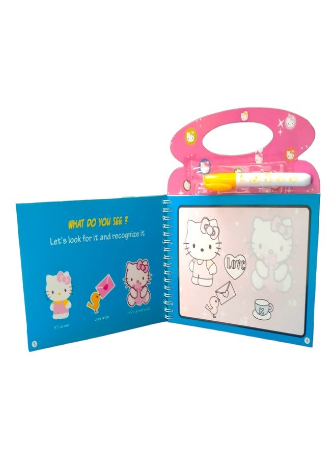 Caught Trendy Cute Character Magic Paint with Water Coloring, Reusable Water Art & Craft Activity Books for Toddlers, Learning and Educational Toy for Kid, Doodle Game for Girl & Boy (Multicolor). - Image 2